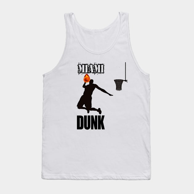 Miami heat basketball fans Tank Top by Egy Zero